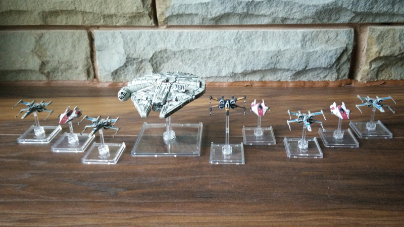 I tried sticking to Resistance-era ships to limit my madness. It... did not work.